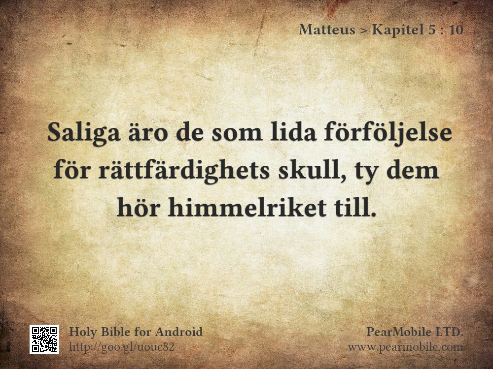 Matteus, Kapitel 5:10